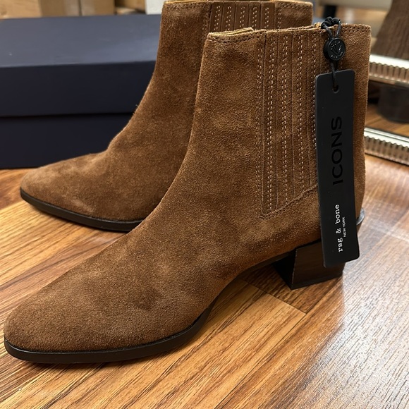 Rag and Bone Rover Icon Suede Boots - Picture 6 of 8
